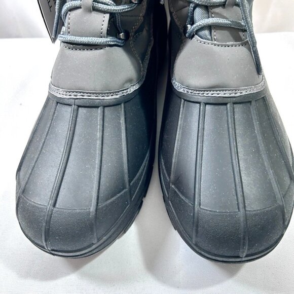 Akademiks Men's Waterproof Snow Boots Black Duck Toe Size US 13 - No Box - Picture 7 of 11